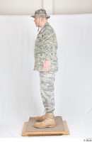  Photos Army Man in Camouflage uniform 5 20th century US air force a poses camouflage whole body 0003.jpg